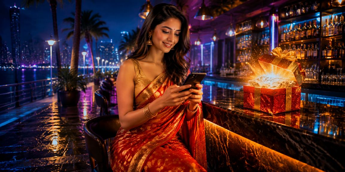 Mumbai player enjoying online Rummy on a mobile device with festive bonuses